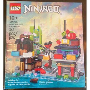 Lego Micro Ninjago City Market Set 40706 - BRAND NEW Factory Sealed